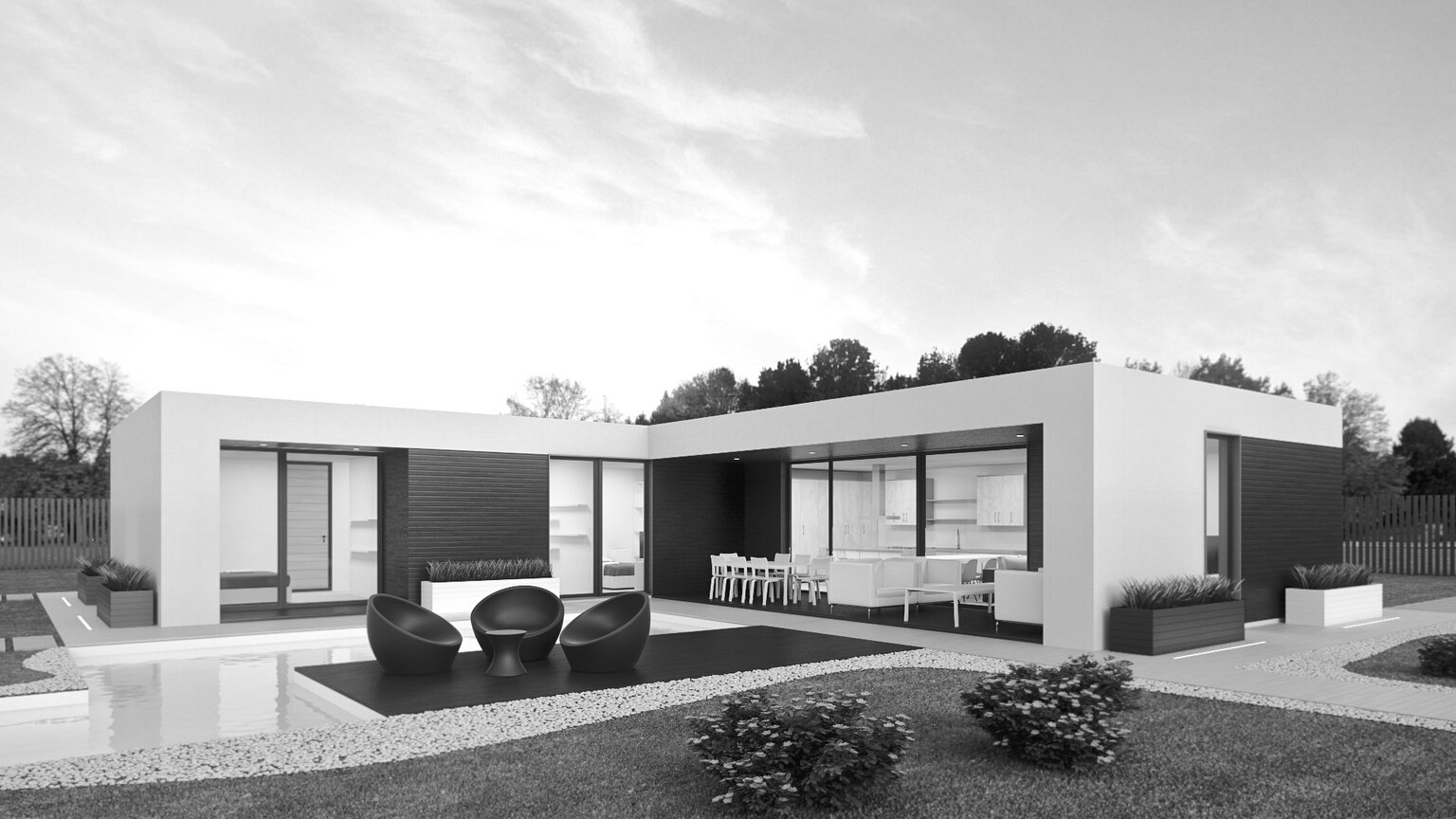 3D Modern House Design